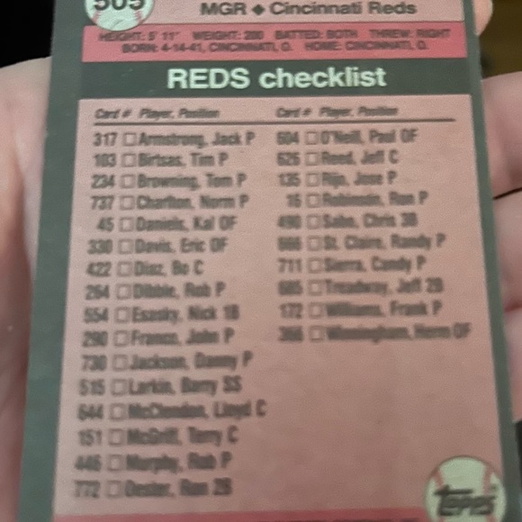 1989 Topps Pete Rose Manager. Just puller from 1989 topps set. Ungraded - Picture 2 of 2